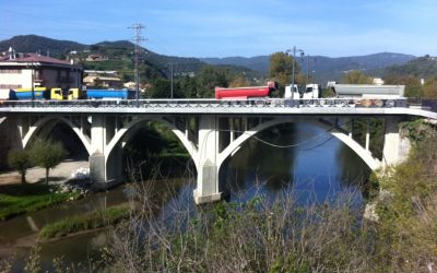 Finalitzen les obres del pont a Sant Quirze de Besora