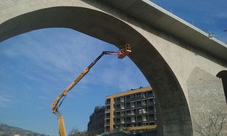L’élargissement du pont gothique de Monistrol arrive à sa phase finale