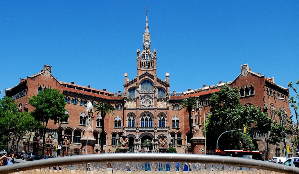 Travaux de l’hôpital de Santa Creu et de Sant Pau à Barcelone