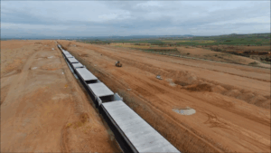 Construcció d'infraestructures en polígon industrial