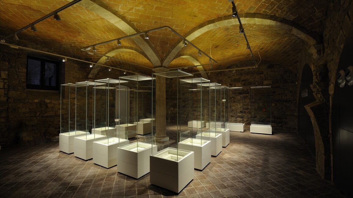 Interior d'un museu rehabilitat