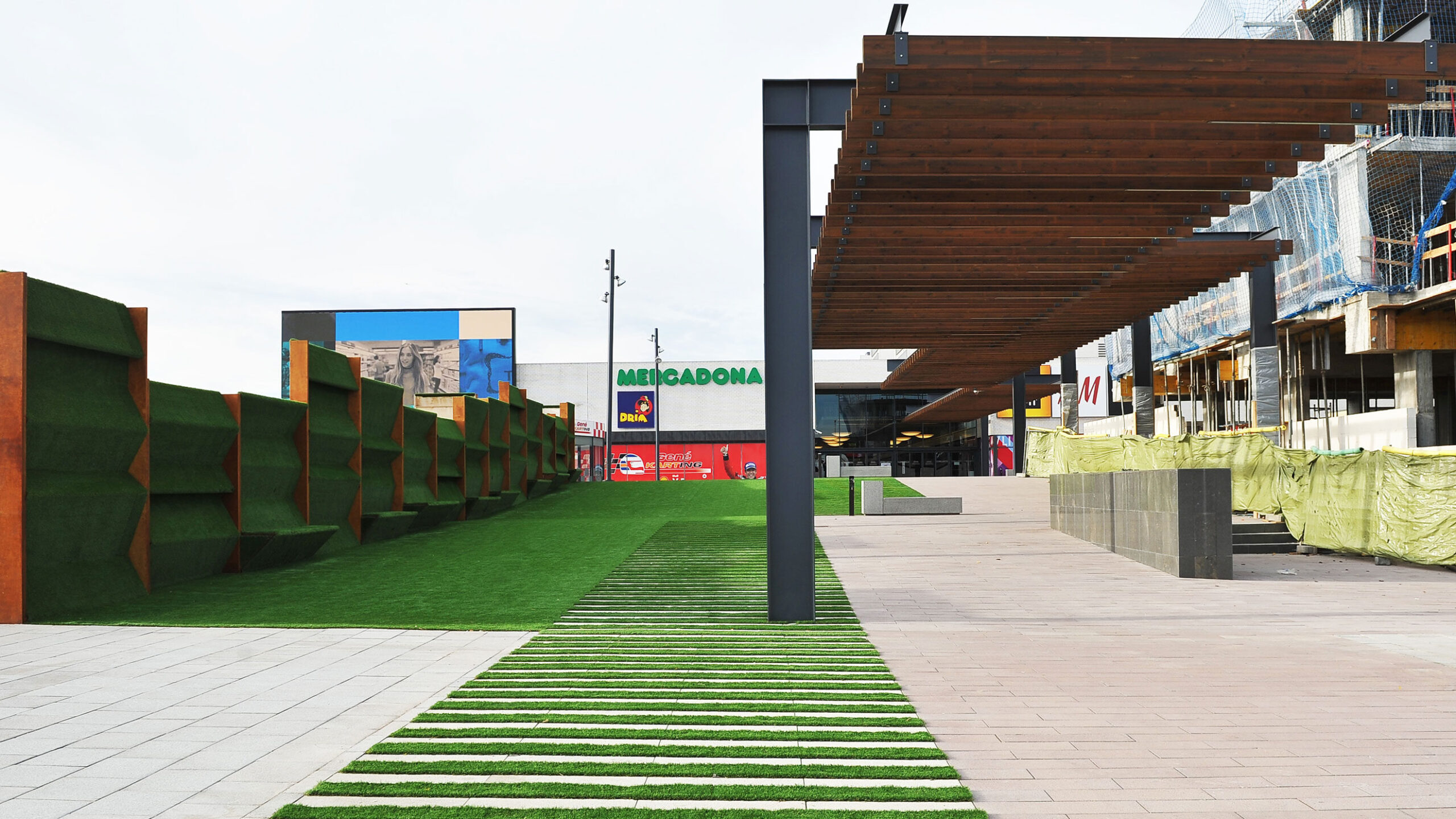 Shopping Center Exterior