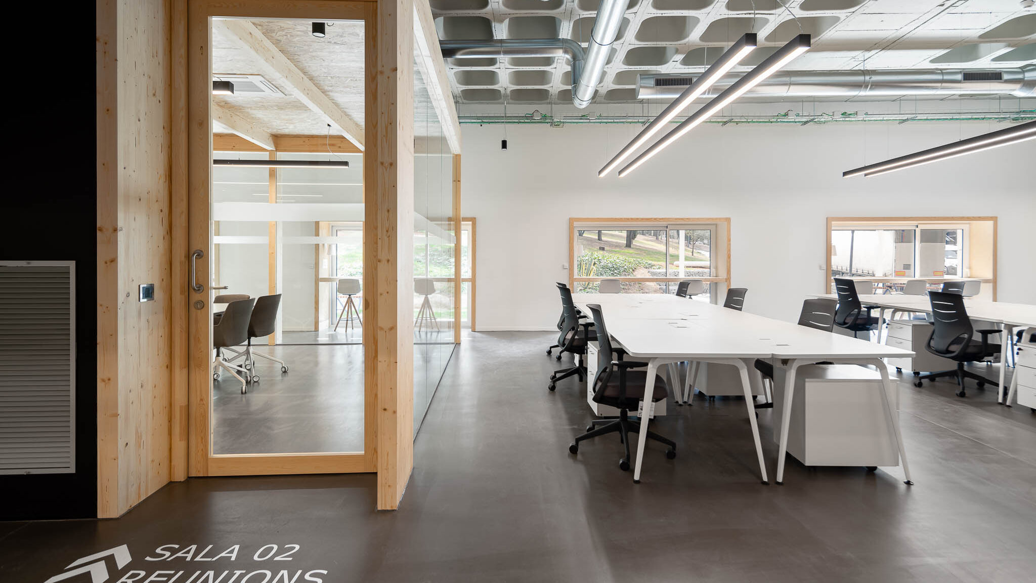 Reforma interior de una oficina